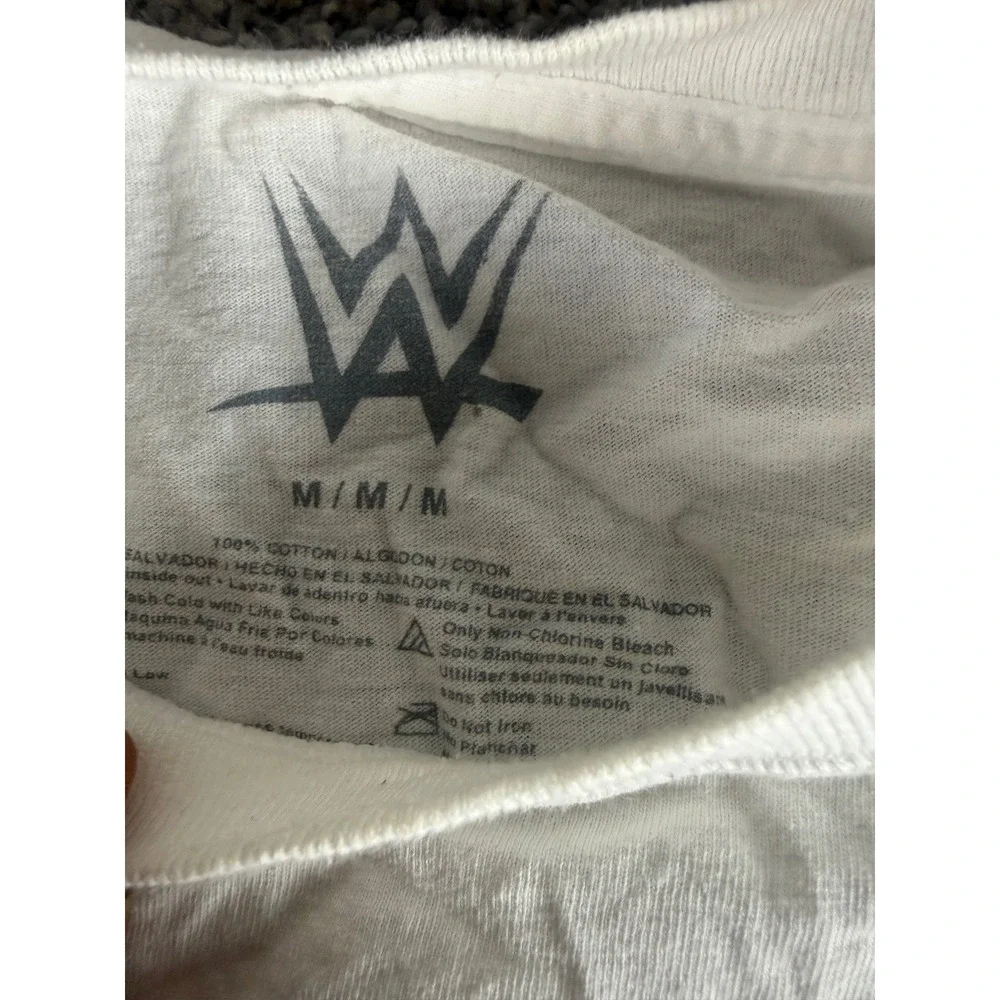 WWE Royal Rumble Graphic T-Shirt Mens Medium White Wrestling Legend Short Sleeve